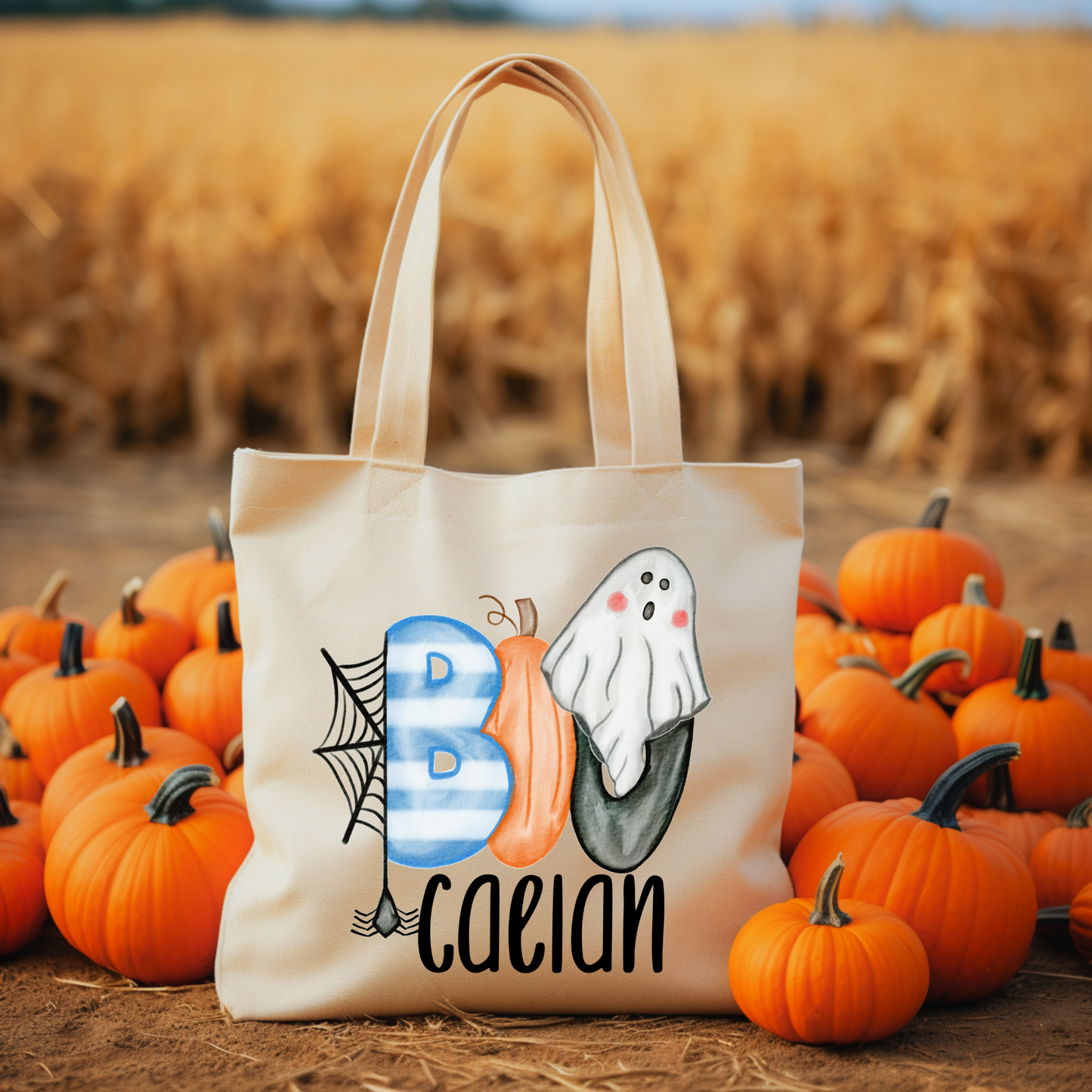 Custom Halloween Boo Bags Candy Bags Trick or Treating Bag for Kids