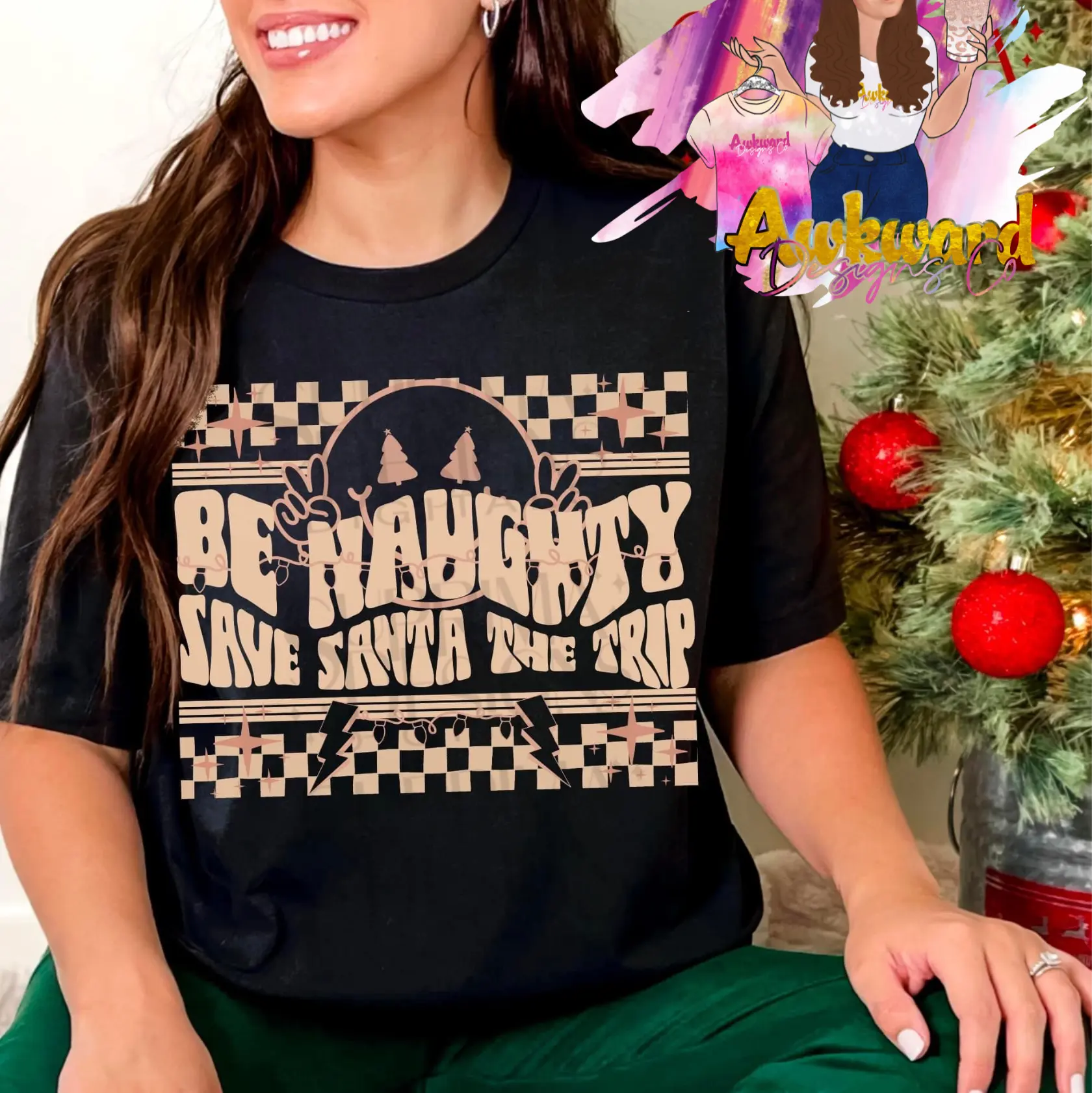 Be Naughy Save Santa The Trip - Awkward Mama Designs