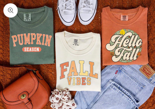 Fall Vibes Pumpkin Season Hello Fall fall shirts