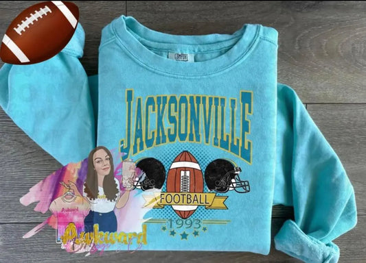 Jacksonville Football Fan Shirt Awkward Mama Designs