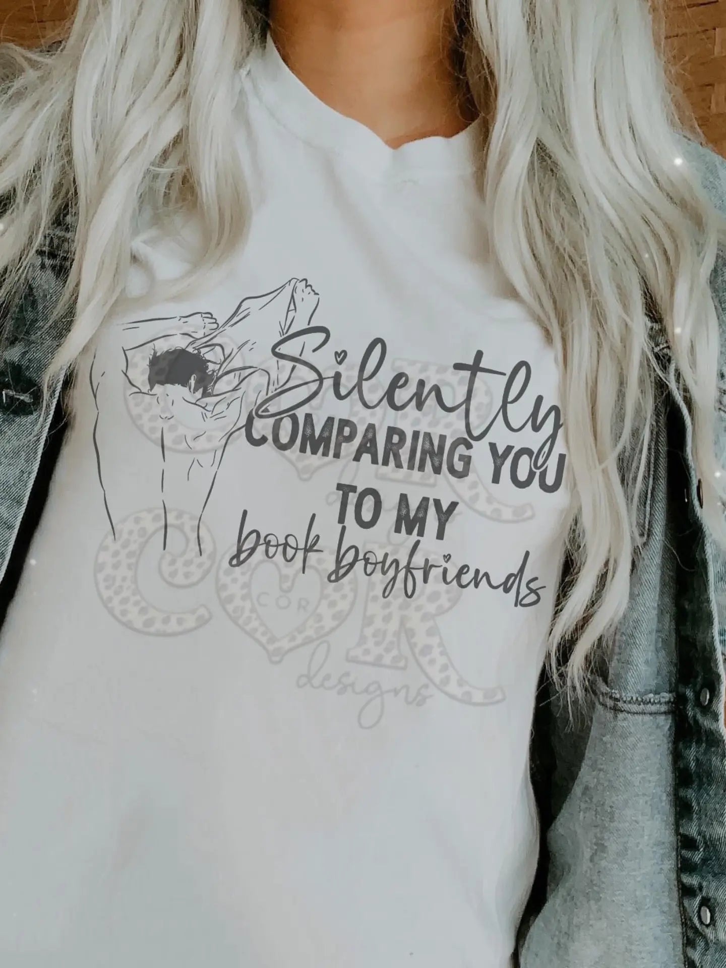 Silently comparing you to my book boyfriends Tee Awkward Mama Designs