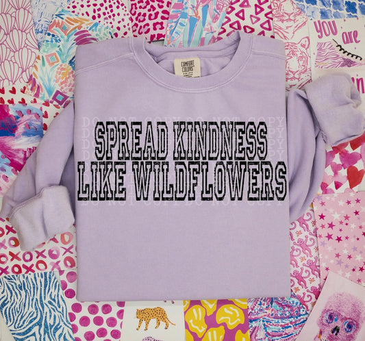 Spread Kindness like Wildflowers Awkward Mama Designs