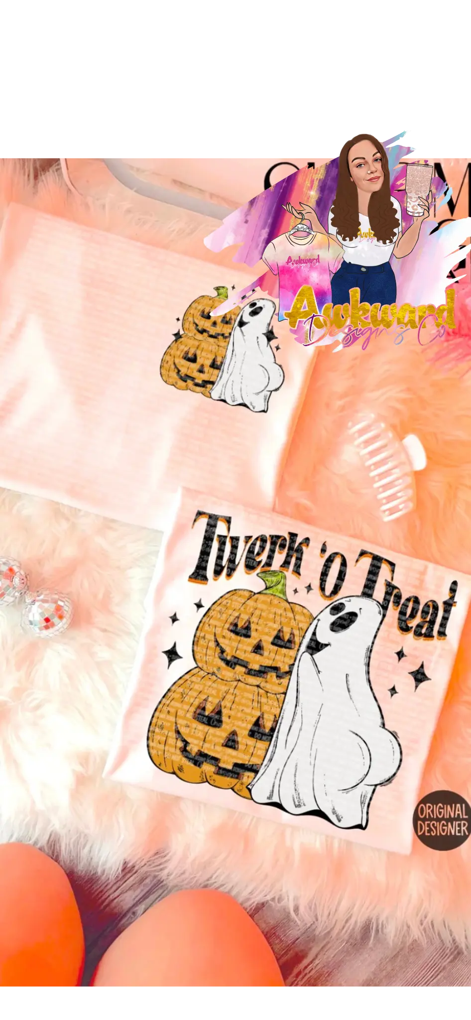 Twerk or treat Awkward Mama Designs